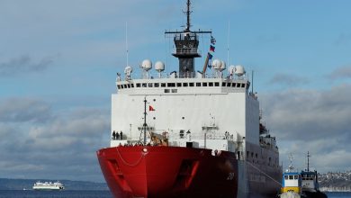 Coast Guard icebreaker Healy towed to Washington after engine failure