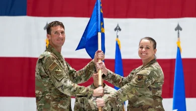 Colonel takes helm at Nevada air base wing as unit’s first female commander Colonel takes helm at Nevada air base wing as unit’s first female commander