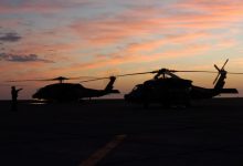 Navy’s ‘dinosaur’ carrier delivery plane flies into sunset