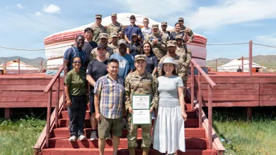 He left Mongolia to pursue higher education. He returned as a US soldier.