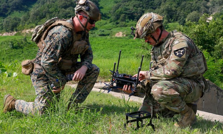 US soldiers, Marines test explosive drones in South Korea