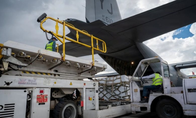 Air Force uses C-130Js to deliver relief supplies, equipment to Nepal after flash floods Air Force uses C-130Js to deliver relief supplies, equipment to Nepal after flash floods
