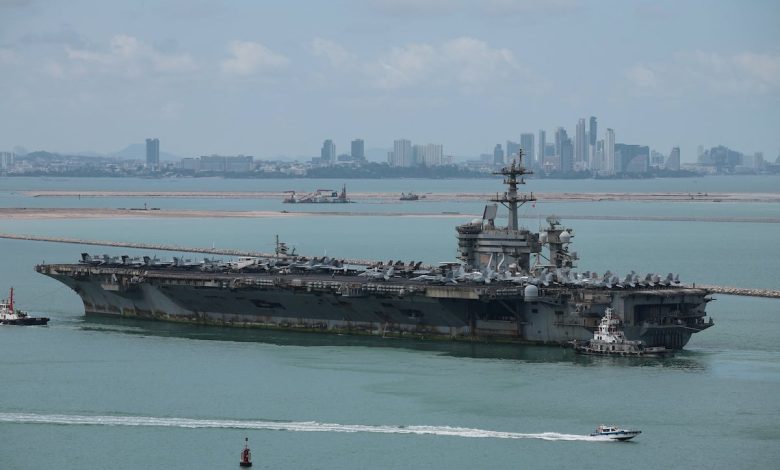 After over 200 days at sea, USS Abraham Lincoln arrives in Thailand