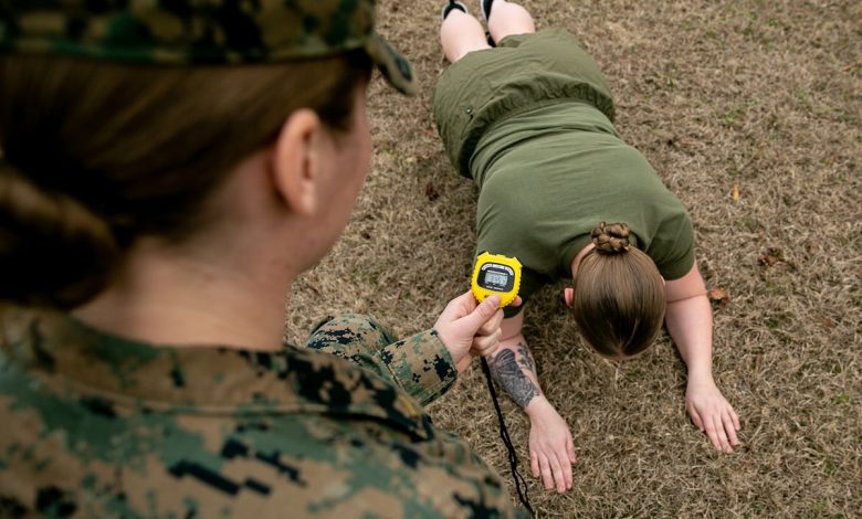 Hegseth made the fitness test harder for women in combat roles. Most female Marines are passing. Hegseth made the fitness test harder for women in combat roles. Most female Marines are passing.