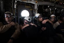 Aboard the USS George Washington, young sailors adjust to war with Iran