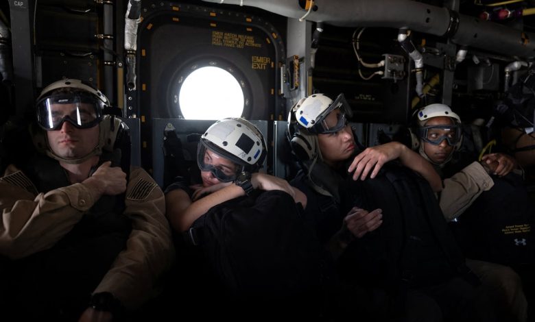 Aboard the USS George Washington, young sailors adjust to war with Iran